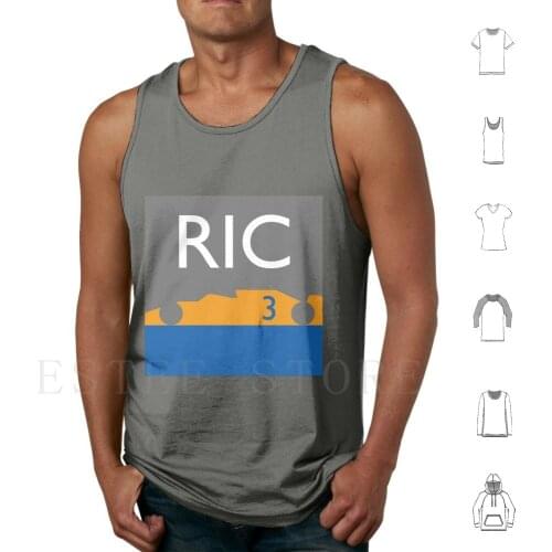 Daniel Ricciardo-Mclaren 2021 Tank Tops Vest Cotton Racing 2021 Daniel Ricciardo Daniel Ricciardo