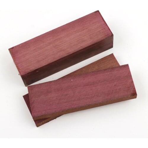 Purple Heart DIY Wood Blanks woodworking Knife handle wood handle blank Knife Scales