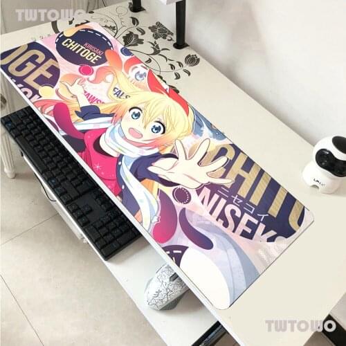 Nisekoi mousepad 900x400x2mm gaming mouse pad Tachibana Marika gamer mat computer padmouse keyboard Tsugumi Seishiro play mats