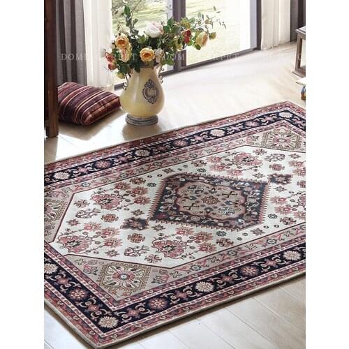 Retro Persian Style Carpets Woven Europe Ethnic Living Room Bedroom Large Carpet Kitchen Vintage Area Rugs Bedside Hallway Door