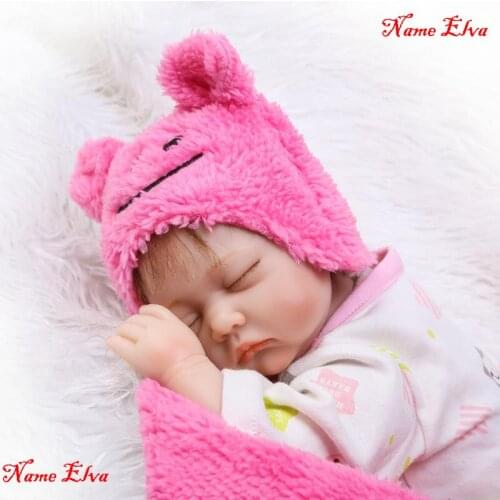 NPK 16" 40cm lovely girl reborn babies dolls soft Silicone Reborn Dolls educational children gift toys bebe alive bonecas reborn