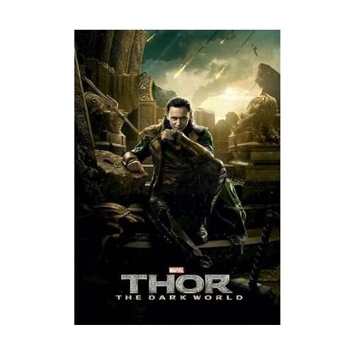 Loki Home Wall Stylish Pop Retro Movie Thor Canvas Fabric Poster Decor Best Nice Poster