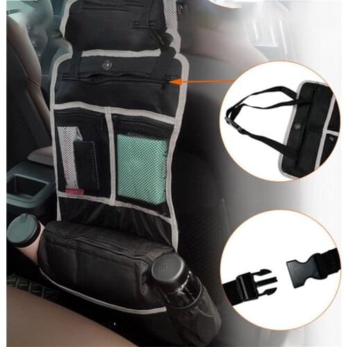 Multipurpose Car Storage Bag Portable Large Capacity Seat Back Organizer for Outdoor Camping Traveling H88F