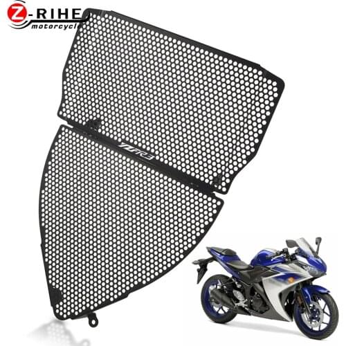 Motorcycle Accessories Radiator Guard And Header Guard For Yamaha YZF-R3 YZFR3 YZF R3 Radiator Header Guard Set 2015 2016-2018