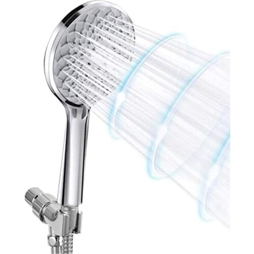 Kustar Bathroom 5-Mode Shower Head Big Panel Water Saving Nozzle Classic Quality Design G1 / 2