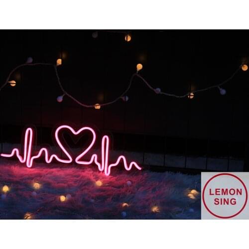 Custom Neon Sign Lights Custom Waterproof Flex Neon Sign Pink Love Sign Light For Bar Club Restaurant Party