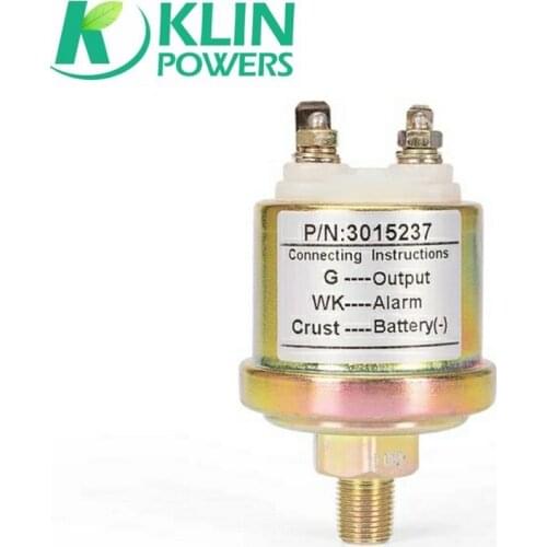New 1/8NPT Oil Pressure Sensor 3015237 Screw Size 10mm WK Alarm Switch Diesel Generator Set Brand Electric Origin VDO Sensor