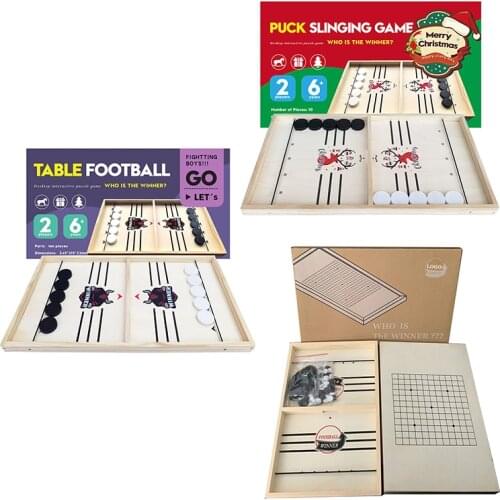 NEW! Foosball Winner Fast Sling Puck Board Game Table Hockey Interactive Toys For Family Friends Adult Child Christmas Party