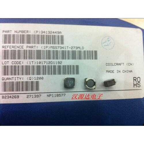 Original new 100% MSS7341-273MLD 7.3X7.3X4.1MM 273 27UH 2.1A line process SMD power inductor