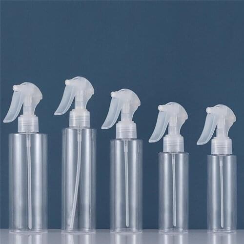 Portable Empty Plastic Spray Bottle Transparent Makeup Moisture Atomizer Pot Fine Mist Sprayer Bottles Hair Hairdressing Tools