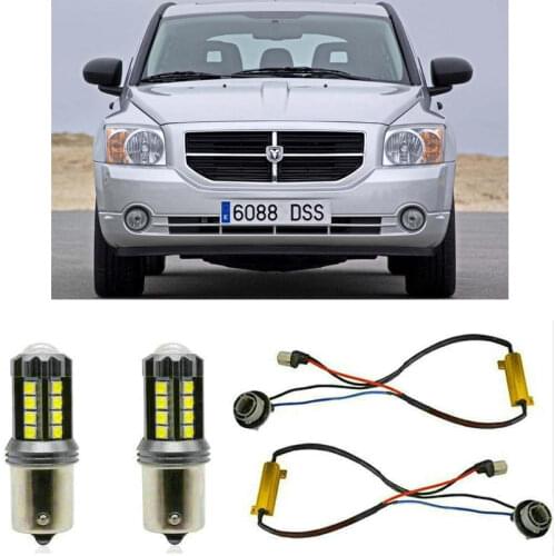 Fog lamps for DODGE CALIBER 2010.7 - Stop lamp Reverse Back up bulb Front Rear Turn Signal error free 2pc