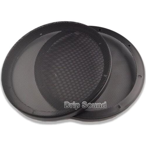 For 10" inch Car Audio Speaker Conversion Net Cover Decorative Circle Metal Mesh Grille Protection OD272mm