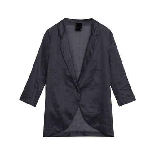 Arrival New Spring Autumn Women Blazer Thin Casual Comfortable Suit Female linen Jacket Outwear LX1421