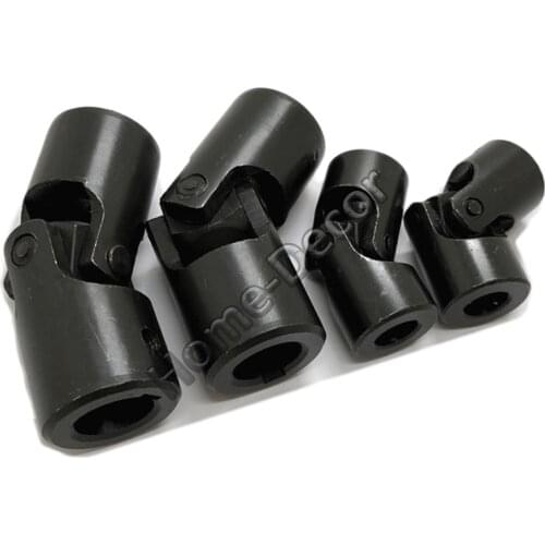1pcs 25-35mm Metal Universal Joint Boat Metal Cardan Joint Gimbal Couplings Universal Joint Connector Black Plating With Keyway