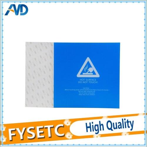 2pcs 220x220mm Blue Frosted Heated bed Sticker Build Sheet build plate tape For Wanhao i3 Anet A8 A6 Ender 5 3D Printer