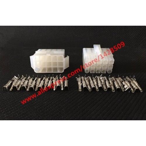 20 Sets 15 Pin 15 Way Female and Male Big Tamiya Connector Kits Large Tamiya L6.2 6.2MM Socket Plug