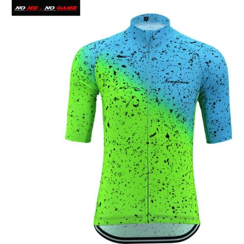 2020 cool cycling jersey men fluorescent green blue road pro racing clothes Lycra Reflective strip pocket brand bike clothing