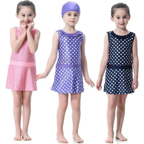 3 PCS Muslim Swimwear Burkini Modest Bathing Suit Islamic Swimsuit for Girls