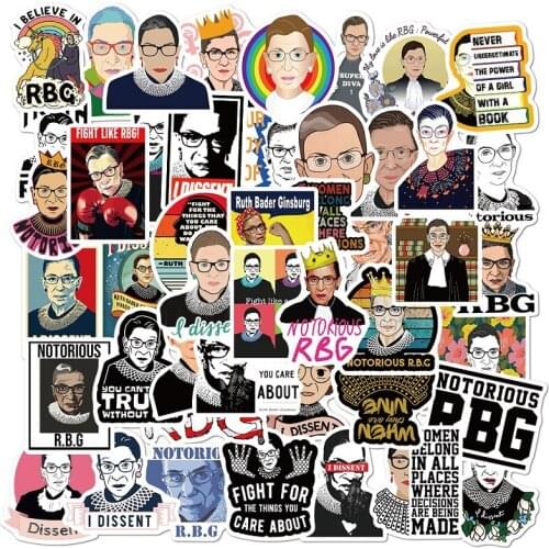 52 PCS Female Judge Graffiti Stickers DIY Baby Chilrens Classic Toy Bike Travel Luggage Guitar Waterproof PVC Decals