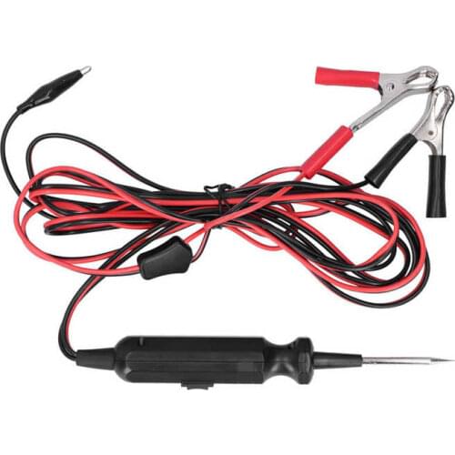 DY18 Car Electric Circuit Tester 12/24V DC 8A Overload Protection with Power Probe 4M Cable Automotive Diagnostic Tool