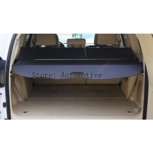 Car Rear Trunk Security Shield Cargo Cover For Toyota Land Cruiser Prado 150 2010-2017 High Qualit Trunk Shade Security Cover