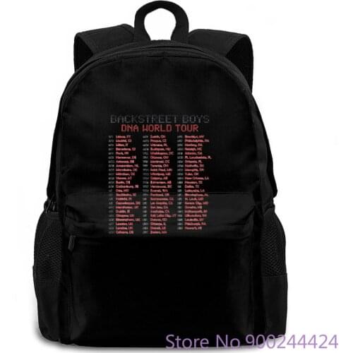Backstreet Boys DNA world tour concert white women men backpack laptop travel school adult student