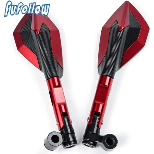 Motorcycle CNC Side Mirror Rearview Mirrors 10mm For Kawasaki ZX10R ZX6R ER-6N ER-6F Versys 650 Versys1000 ZX-6R ZX-10R ZX-14R