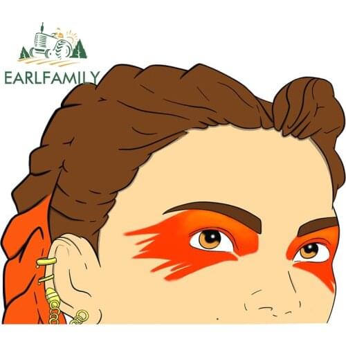 EARLFAMILY 13cm x 10.1cm For Apex Legends Loba Peeker Funny Car Stickers Vinyl Car Wrap Decal Motorcycle Waterproof Sunscreen