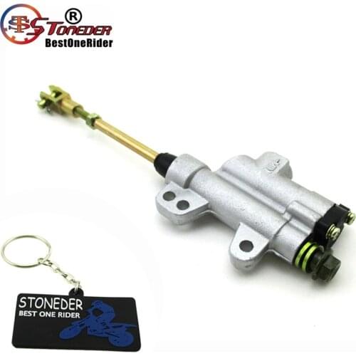 STONEDER Rear Brake Master Cylinder Pump For SSR CRF Thumpstar YX Chinese 90cc 110cc 125cc 140cc Pit Dirt Bike