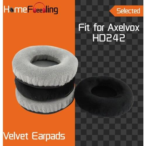 Homefeeling Earpads for Axelvox HD242 Headphones Earpad Cushions Covers Velvet Ear Pad Replacement