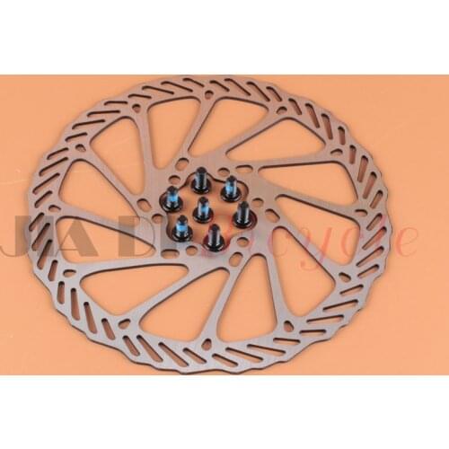 MUQZI MUQZI Mountain Bike MTB Mechanical Disc Brake Line Pull Disc 160MM Steel Disc Brakes Thickness 2MM Pitch 44MM Disc Brake