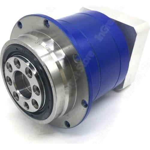 50:1 Flange Output Planetary Gearbox 110Nm 6000rpm Helical Gear 19mm Input Reducer 5Arcmin 750W 0.75kw Servo Motor Robot CNC