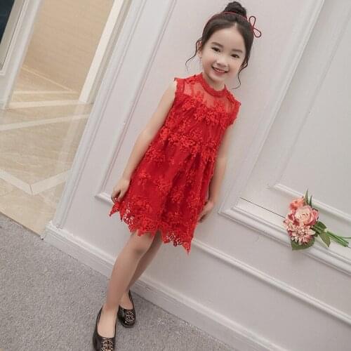 Girls Dress Summer Mesh Girls Clothes Pink Applique Princess Dress Children Summer Clothes Baby Girls Dress Ballet Clothes