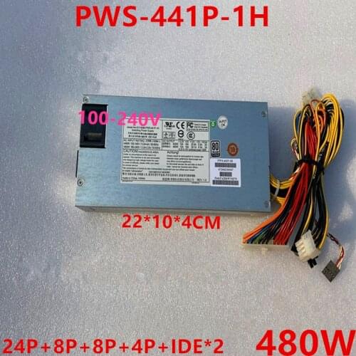 Almost New Original PSU For Supermicro 1U 480W Power Supply PWS-441P-1H