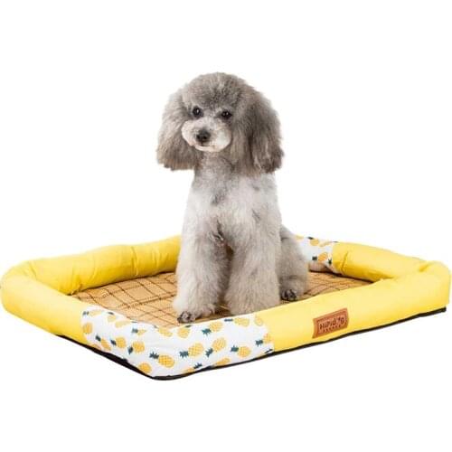 Indoor Pet Supplies Summer Cool Dog Cushion Breathable Comfortable Waterproof Cat Bed Suitable for Small and Medium Pet Nest