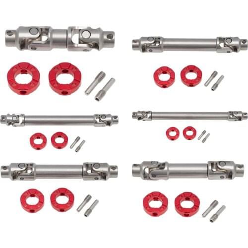 RC Model Flange Head Transmission Drive Shaft for SCX10 D90 1/14 Truck Rock Crawler Climbing Car DIY Modification Parts