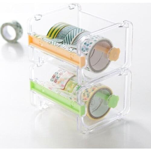 Creative and paper tape cutter office stationery transparent tape holder tape dispenser
