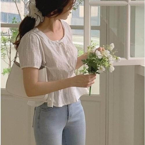 S-XL New Oversize Women Blouses Summer Tops Femme Casual Womens Blouse Maxi Girls White Shirt Short Sleeve New Blusas