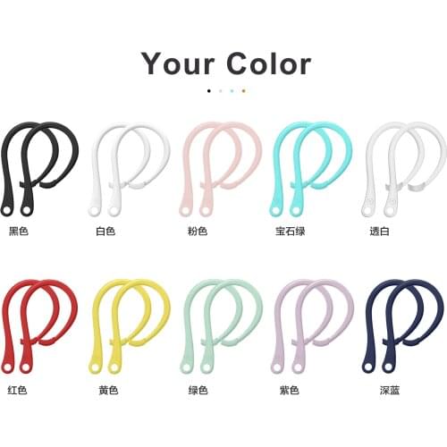 Silicone Earphone Strap Earhooks For Apple Airpods 2/1 Anti Lost Strap Loop String Rope For Air Pods Pro 3 Earhooks Accessories