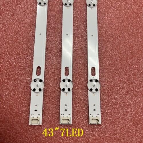 3pcs 7LED LED backlight strip for LG 43UJ651V 43UJ675V 43LJ624V 43LJ634V 43UJ701V 43UJ65_UHD_L EAU63673004 innotek 17Y 43inch_A