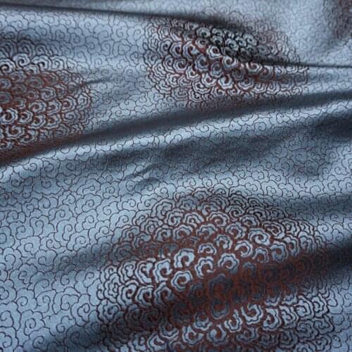 75cmx 100cm Metallic Jacquard Brocade Fabric, wind pattern 3D jacquard yarn dyed fabric for Womens Coat Dress Skirt