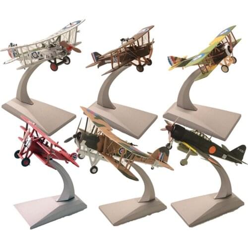 1/72 scale WWII Double wings classic bulldog fokker Dr.1 SE.5a fighter aircraft airplane models toys for collections