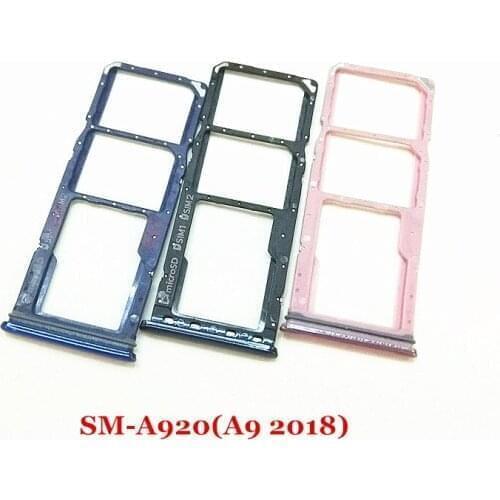 10x Single/Dual Sim Card Tray SD Reader Holder For Samsung Galaxy A9 2018 A920