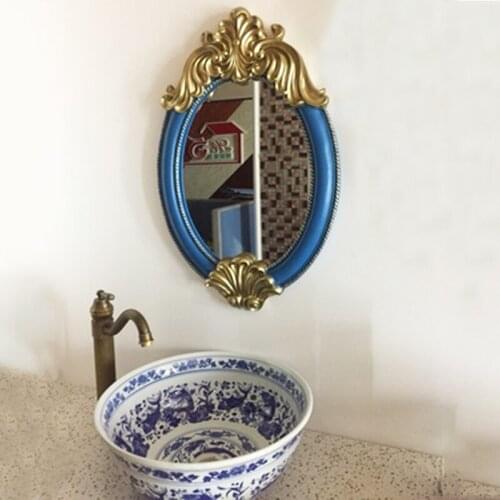 44cmx67cm European Bathroom Makeup Mirror Waterproof Bathroom Mirror Wall Hanging decorative mirror for living room