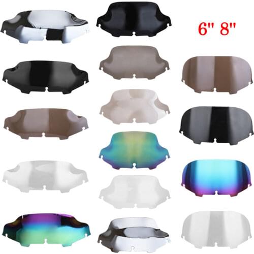 6''8'' Motorcycle Windshield Windscreen Case For Harley Electra Street Glide FLHX Touring CVO 1996-2013 12 11 10 09 08 07