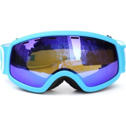 Anti-UV400 Childrens Ski Glasses Double-layer Lens Windproof Snowboard Goggles Glasses Practical Large Spherical Child Goggles