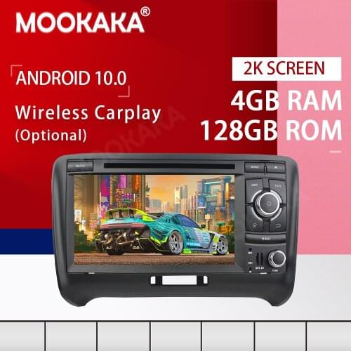 PX6 Android 10.0 4+128G Screen Car Multimedia DVD Player for Audi TT 2006-2013 GPS Navigation Auto Radio Audio Stereo Head Unit