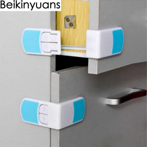 Baby Protection Lock Child Safety Drawer Lock 10PCS Baby Door Lock Buckle Prevent Open Drawer Cabinets Anti Pinch Hand Protect