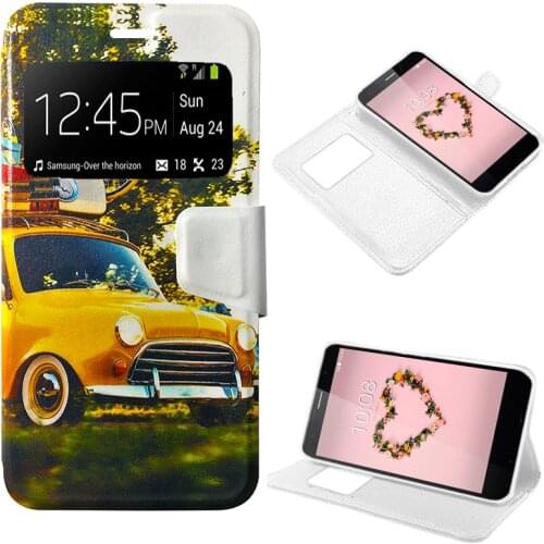 Case Flip Cover ZTE Blade A512 Drawings Car