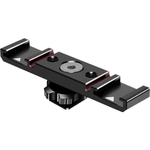 Double End Bracket Base Light Supplement Microphone Multi-Function One-Thirds Single Camera Extension Accessories